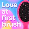 Wet Brush Mini Detangler Hair Brush, Pink - Detangling Travel Hair Brush - Ultra-Soft IntelliFlex Bristles Glide Through Tangles with Ease - Pain-Free - All Hair Types