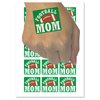 Football Mom Temporary Tattoo Water Resistant Fake Body Art Set Collection - 54 1" Tattoos (1 Sheet)