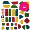 Edushape Young Brix Interlocking Baby Building Blocks - 36 Pcs Baby Blocks Interlocking Bricks in Reusable Storage Box - Stacking Blocks for Young Babies and Toddlers - Daycares Preschool Supplies