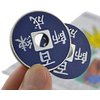 blue-ther Chinese Coin Magic Tricks Color Change 3 Colors Coins Change Magic Close Up Illusion Gimmick Props Accessories