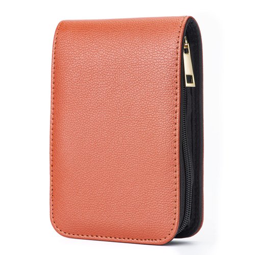 Lanxivi Fountain Pen Roller Pen PU Leather Case for 12 Pens (Coffee)