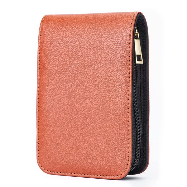 Lanxivi Fountain Pen Roller Pen PU Leather Case for 12 Pens (Coffee)