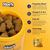 Moe’s Skin & Coat Omega 3, 6, 9 and Vitamin Supplement for Dogs- Supports Dryness, Itch Relief, & Thick, Shiny Coats- Premium Wild Alaskan Salmon Oil- For All Ages and Breeds- 90 Salmon Flavored Chews