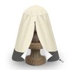 SOKINGCOVER Garden Fountain Cover 36"x42" Weatherproof Fountain Cover for Winter 420D Waterproof Oxford Cloth, Weather Resistance