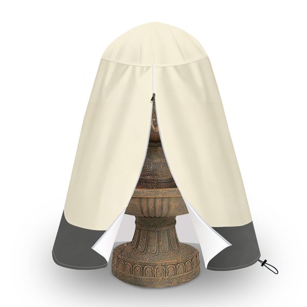 SOKINGCOVER Garden Fountain Cover 36"x42" Weatherproof Fountain Cover for Winter 420D Waterproof Oxford Cloth, Weather Resistance