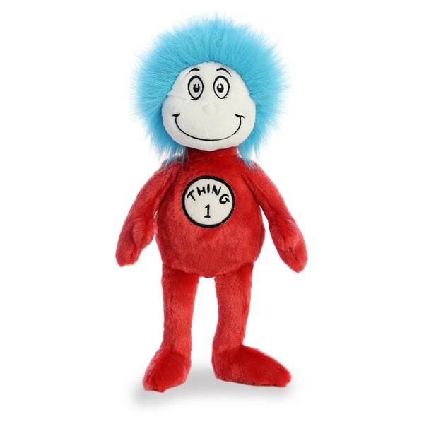 Aurora® Whimsical Dr. Seuss™ Thing One Stuffed Animal - Magical Storytelling - Officially Licensed - Red 12 Inches