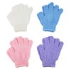ATB 4 Pairs Exfoliating Gloves - Premium Scrub Wash Mitt for Bath or Shower - Luxury Spa Exfoliation Accessories For Men and Women
