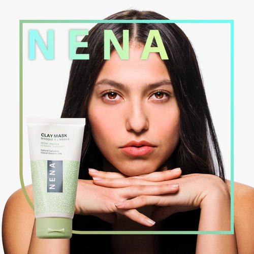 NENA Clay Face Mask Skin Care for All Types of Skins, Facial Moisturizer Masks for Women to Reduce Blackheads and Pores, Natural Beauty Products, 120g