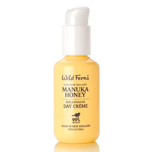 Wild Ferns Manuka Honey Replenishing Day Crème, 99% Natural, 100 milliliters