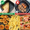 Air Fryer Liners Disposable,200PCS Victoyaw 9 Inch Round Air Fryer Parchment Paper Liners for 5-8QT Air fryer,Easy to Clean Non-Stick Waterproof Airfryer Paper Liner