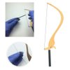Eyebrow Line Mark Ruler, Eyebrow Marker Ruler Microblading Eyebrow Positioning Line Sponge Measure Tool Set Eyebrow Corrector for Eyebrow Drawing Line Kit for Eyebrow Mapping(Gold)