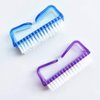 Leline's Nail Brush, 2 Pieces Handle Grip Nail Cleaner Brush, Soft Kids Nail Brush, Purple and Blue
