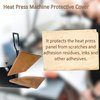 Teflon Sheet for Heat Press 16 x 20 Inch, Heat Resistant Reusable Teflon Sheets Wrap Cover for Protecting Sublimation Heat Pressing Machine (16 X 20 Inch)