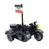General Jim's WW2 German Military Motorcycle and Removable Sidecar Building Blocks Bricks Set for History Enthusiasts or Brick Collectors Including Teens and Adults (Set of 2)