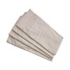 Eye Pillow Cover Pack of (4) - 4.5 x 9 - Soft Cotton Washable - fits Most Eye Pillows - Yoga Massage Meditation spa - USA Made - Bulk - Beige Natural