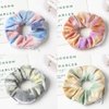 12 Pcs Premium Velvet Hair Tie Scrunchies for VSCO Girls & Women, original hidden pocket scrunchie with Zipper Pocket Stash Chiffon Tie Dye Scrunchie Storage for Women Girls Hair Accessories (tie dye Velvet)