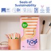 SmartLifeco Biodegradable* Dental Floss Picks - Eco-Friendly Tooth Flosser for Adults & Kids | Straw Wheat Unwaxed Floss | Toothpick Stick Soft On Gum & Teeth | Compostable*, Vegan, Unflavored 300ct
