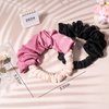 Heatless Hair Curler to Sleep In, Soft Heatless Curling Scrunchie, No Heat Curls for Long Hair, Soft Sleep Hair Roller for Sleep in Overnight Soft Sleep Headband (Black)