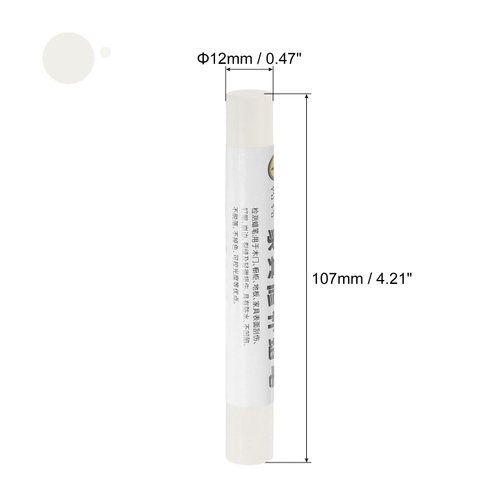 uxcell Furniture Repair Crayons, 3Pcs - Wood Wax Filler Stick, Furniture Markers Touch Up - for Scratches Holes Tables Desks Wooden Floors Cover Ups, Cream White