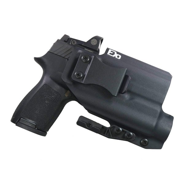 Fierce Defender IWB Kydex Holster Sig P320c RX Optic Cut w/TLR1 The Paladin Series -Made in USA- (Black)
