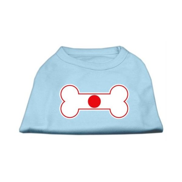 Mirage - Bone Shaped Japan Flag Screen Print Shirts Baby Blue Xxxl(20) "Product Category: Dog Shirts/Screen Print Shirts - Bone Shaped Japan Flag Screen Print Shirts"