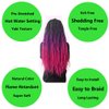 BALINGHAIR Braiding Hair Pre-Stretched Kanekalon High Temperature Synthetic Fiber Braid Hair Light Purple (A36-1Pack)