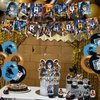 Attack Birthday Party Decoration,Attack 4 Include Anime Theme Birthday Banner, Cake Topper, Latex Balloons for Fans Birthday Party Supplies