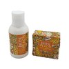 Greenwich Bay Trading Company Botanical Collection Bundle: Juicy Peach - 2oz Mini Wrapped Soap Block + 2oz Mini Shea Butter Lotion