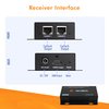 J-Tech Digital HDMI Extender Over Cat 5e/Cat6 Cable Daisy Chain Cascade to Multiple Receivers TCP/IP up to 1080P FHD 60Hz 400ft / 120M HDCP 1.4 [Receiver Only JTECH-EXIP400LR]