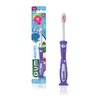 GUM Monsterz Children and Toddler Toothbrush , Soft Bristled Kids’ Toothbrush with Suction Cup , For Ages 2+, 1ct (6pk)
