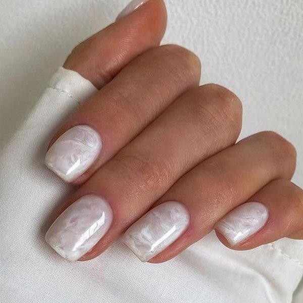 GLAMERMAID Press on Nails Extra Short Square, Handmade Black Cat Eye Gel Nails Polish Glue on Nails with Star, 30Pcs Reusable UV Finish Fake Nails Acrylic False Nails Manicure Kits for Women Gift