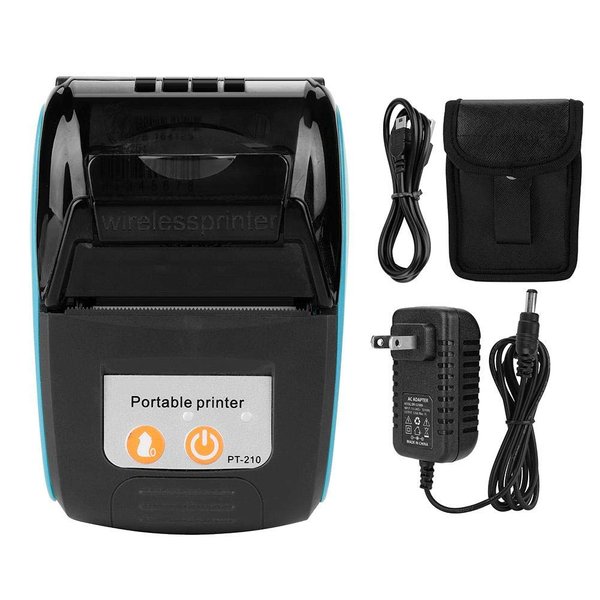 Wendry 58mm Mini Thermal Printer, Wireless Portable Bluetooth POS Receipt Printer, Mobile Thermal Printer Support Android/iOS, Bill Receipt Printer for Restaurant Sales Retail Small Business