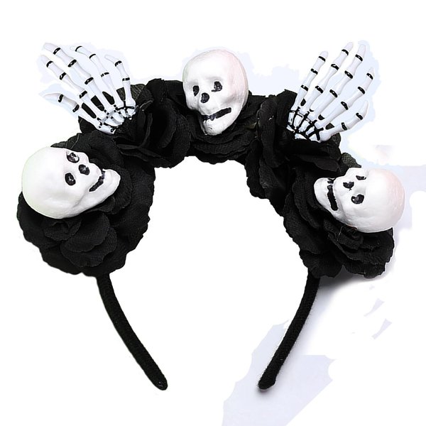 Junyovin Halloween Headbands for Women Men,Skeleton Headband Hair Accessories for Party,Costume,Trick or Treating,Cosplay Decoration,Gifts