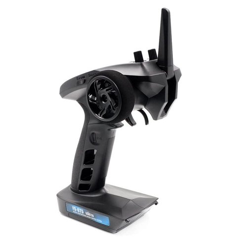 DTXMX Flysky FS-GT5 6 Channels RC Transmitter with FS-BS6 Gyro Receiver 2.4G RC Radio Controller 20 Models Storage for RC Buggy Crawler Car Boats Tank