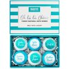 BRUBAKER Bath Bombs Gift Set "Oh là là Chérie" - 6 Handmade Luxury Spa Bath Fizzies - All Natural, Vegan, Organic Ingredients - Coconut Oil Moisturizes Dry Skin