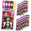 Power Rangers Party Favors, We Make A Great Team 10 Pack, New Power Rangers Party Supplies or Valentines Day Cards for Kids School Classroom Exchange, Creative Pre Assembled Gift Idea