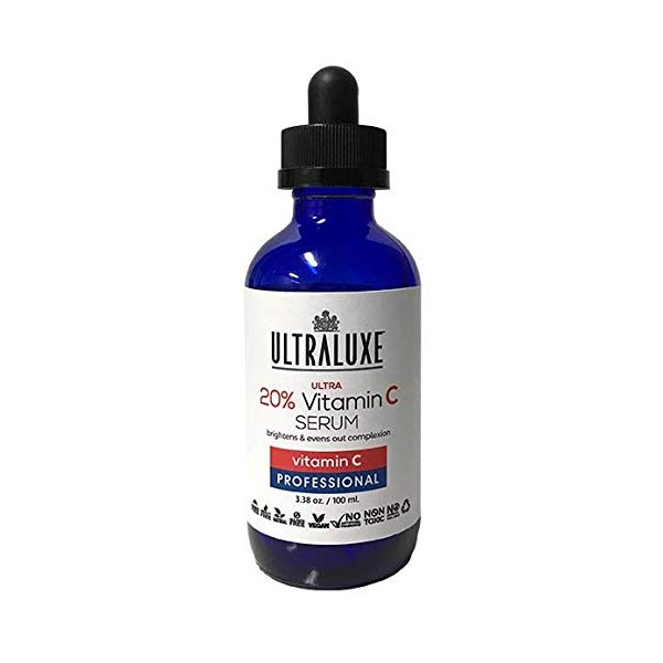 ULTRALUXE SKIN CARE Anti-Aging 20% Vitamin C Serum 1oz