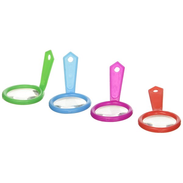 Rhode Island Novelty 144 Pack Colorful Magnifying Glasses, Party Favors, Gross Wholesale