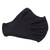 WINOMO 1 Pair Webbed Swimming Gloves Aquatic Traning Fit Paddles Water Resistance Diving Hand Web (Black)