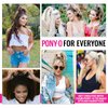 PONY-O Revolutionary Hair Tie Alternative Ponytail Holders - MEDIUM Size for Fine to Normal Hair or Slightly Thick Hair - 2 Pack Dark Blonde Original Patented Hair Styling Accessories