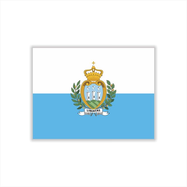 Womaha 30 Temporary San Marino Flag Tattoos Fans Face Tattoo Stickers for Adults Kids Group Activity Props