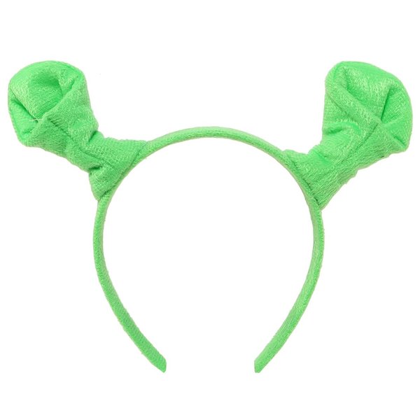 Luxtacular Green Headband Ears Alien Headband with Ears Halloween Hairband Ears Accessories for Unisex Birthday Halloween Christmas St. Patrick's Day