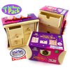 Matty's Toy Stop Design & Paint Your Own Wooden Jewelry Box Set with Mirror Jewelry Box, 3 Drawer Dresser, 4 Drawer Dresser, 3 Brushes & 9 Paints (3 Pink, 3 Blue & 3 White) Gift Set Bundle - 3 Pack