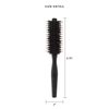 Cricket Static Free RPM 8 Row Deluxe Boar Bristle Round Hair Brush for Medium Length Hair, Facial Hair Grooming, All Hair Types