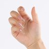 500Pcs Square Nail Tips Full Cover Clear Fake Nail Tips for Acrylic Nails, Size 1~10