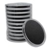 10 Clear Acrylic Capsules - Fits Most Popular Gold & Silver Bullion Coins - Easy to Open - Protect and Display Your Collection - 9 Sizes with Adjustable Black Ring Foam