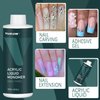VIARAND Monomer Acrylic Nail Liquid for Acrylic Powder with bursh and glass cup 4oz Acrylic Monomer Liquid for Acrylic Nails Professional Nail Monomer Liquid MMA-Free Non-Yellowing