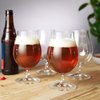 Spiegelau Beer Classics Tulip Glasses, Set of 4, European-Made Lead-Free Crystal, Modern Beer Glasses, Dishwasher Safe, Professional Quality Beer Tulip Glass Gift Set, 15.5 oz