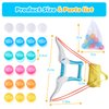 hahaland Reusable Water Balloons with Launcher-20 PCS Refillable Water Ball Quick Fill for Summer Beach Toys Outdoor Activities Pool Toy for Boys Girl Age 3 4 5 6 7 8+ for Party Yard Water Fight Game