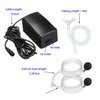 Lewisia Solar Air Pump Kit with Air Hoses and Bubble Stones 3 Working Modes Pond Aerator Bubble Oxygenator (2.5W)